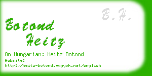 botond heitz business card